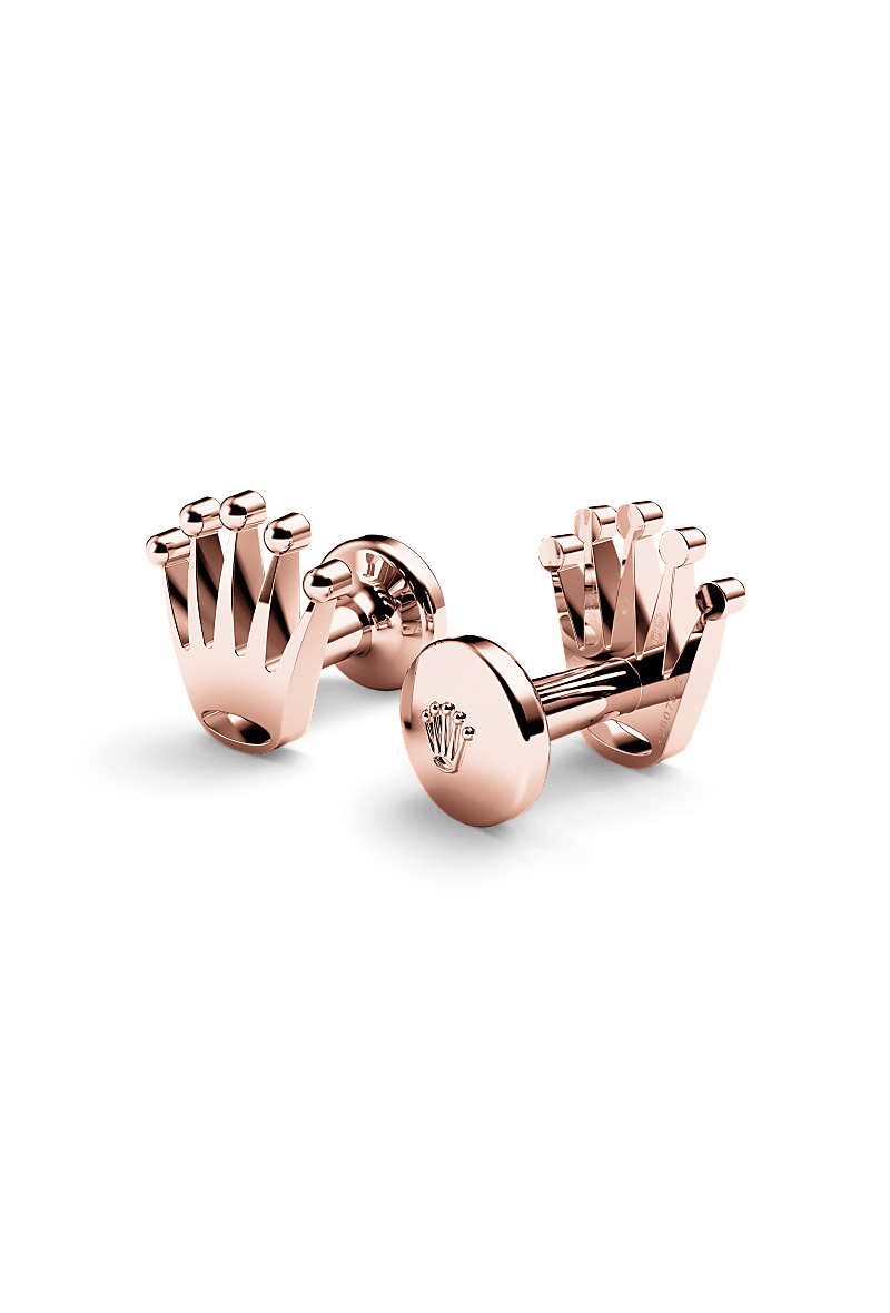  ‘Crown’ cufflinks with Everose gold