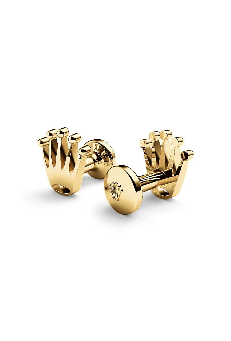  ‘Crown’ cufflinks with Yellow gold
