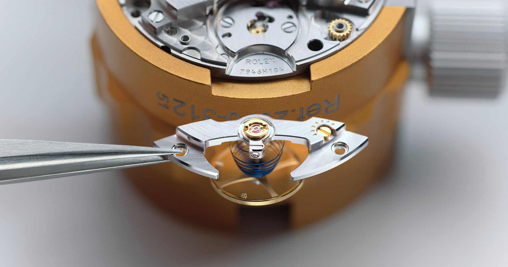 Rolex watch under repair