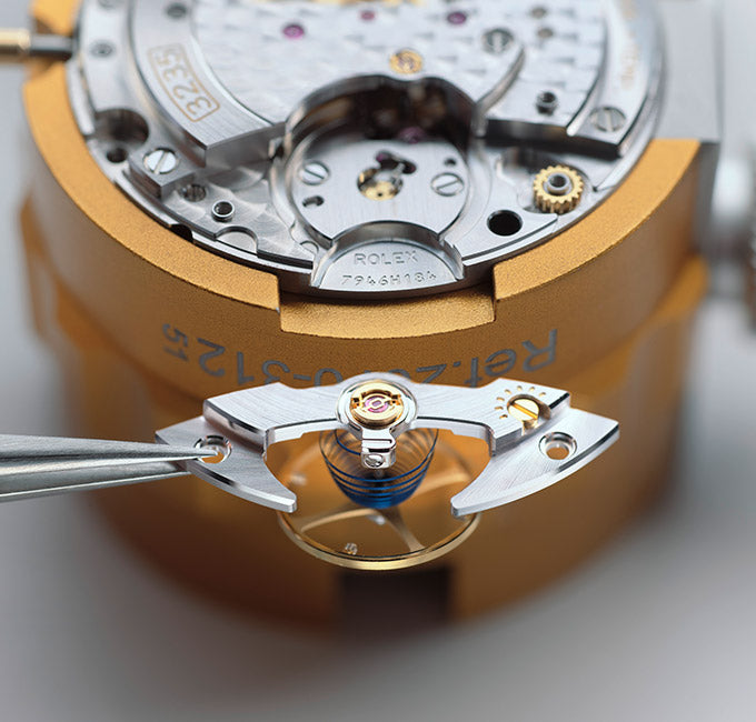 Rolex watch under repair