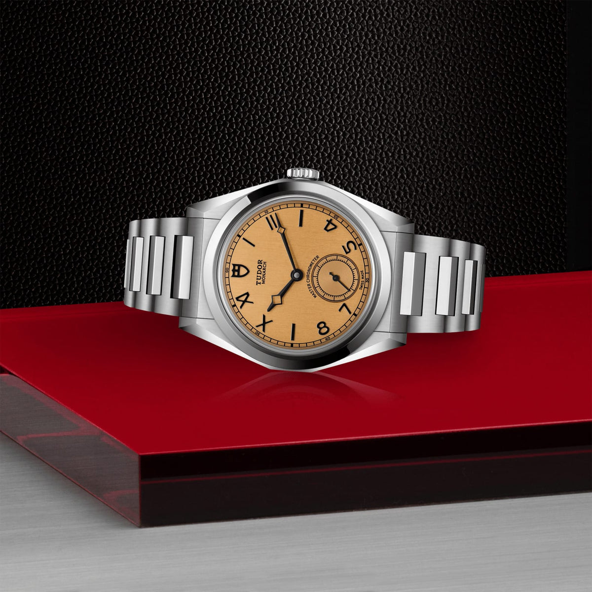 t*k様 TUDOR MONARCH チューダー モナーク 2639W1A0U TUDOR Monarch M2639W1A0U-0001 Yellow Dial | Long's Jewelers