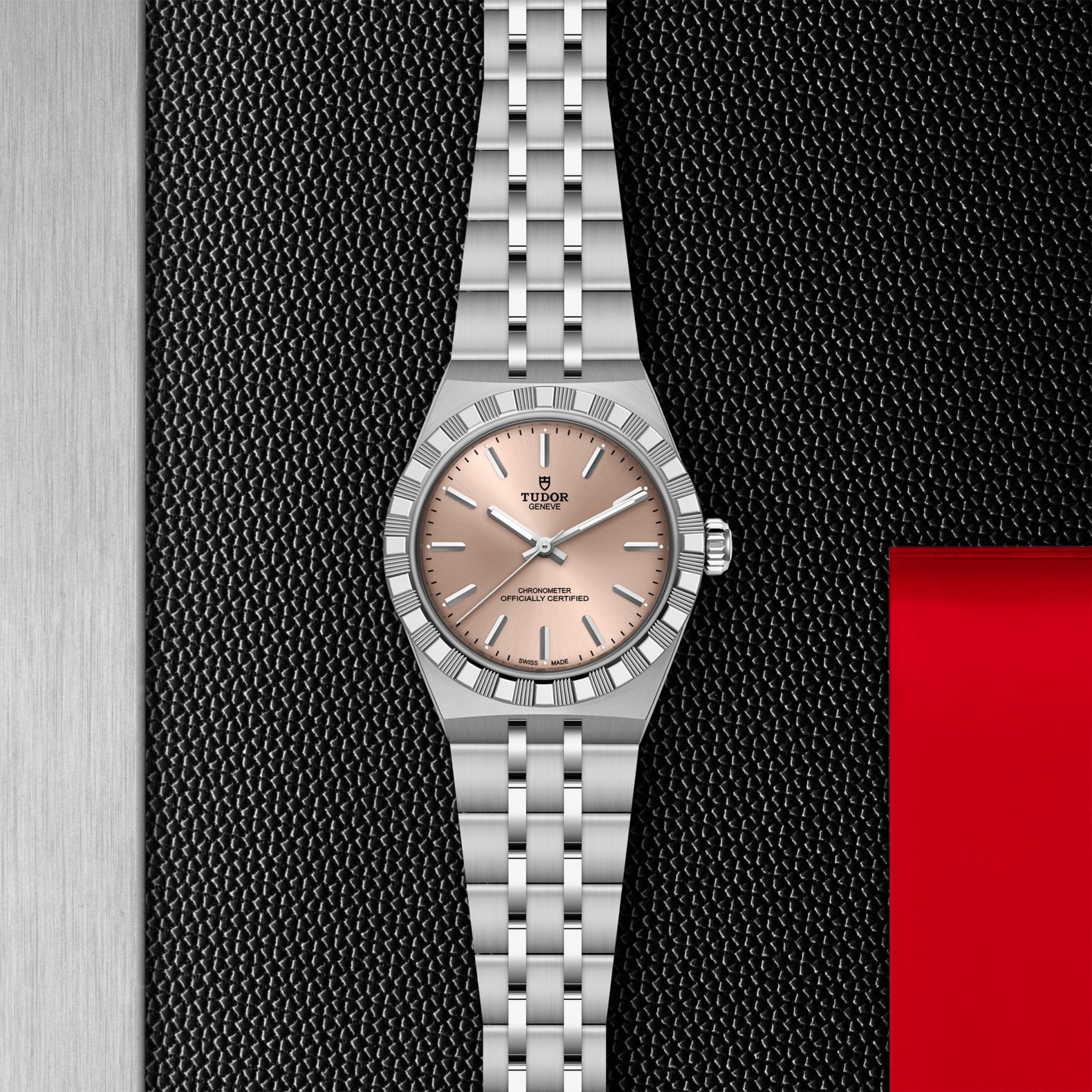 TUDOR Royal 30mm Steel M2830A1A0-0003 Salmon Dial | Long's Jewelers