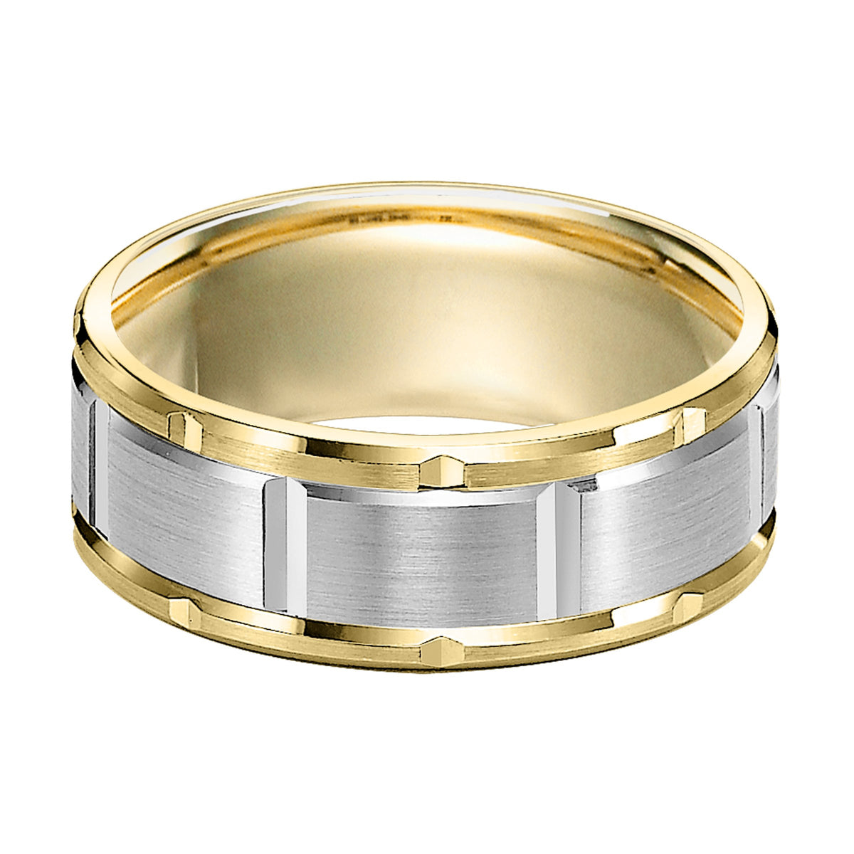 14K Two-tone True Band