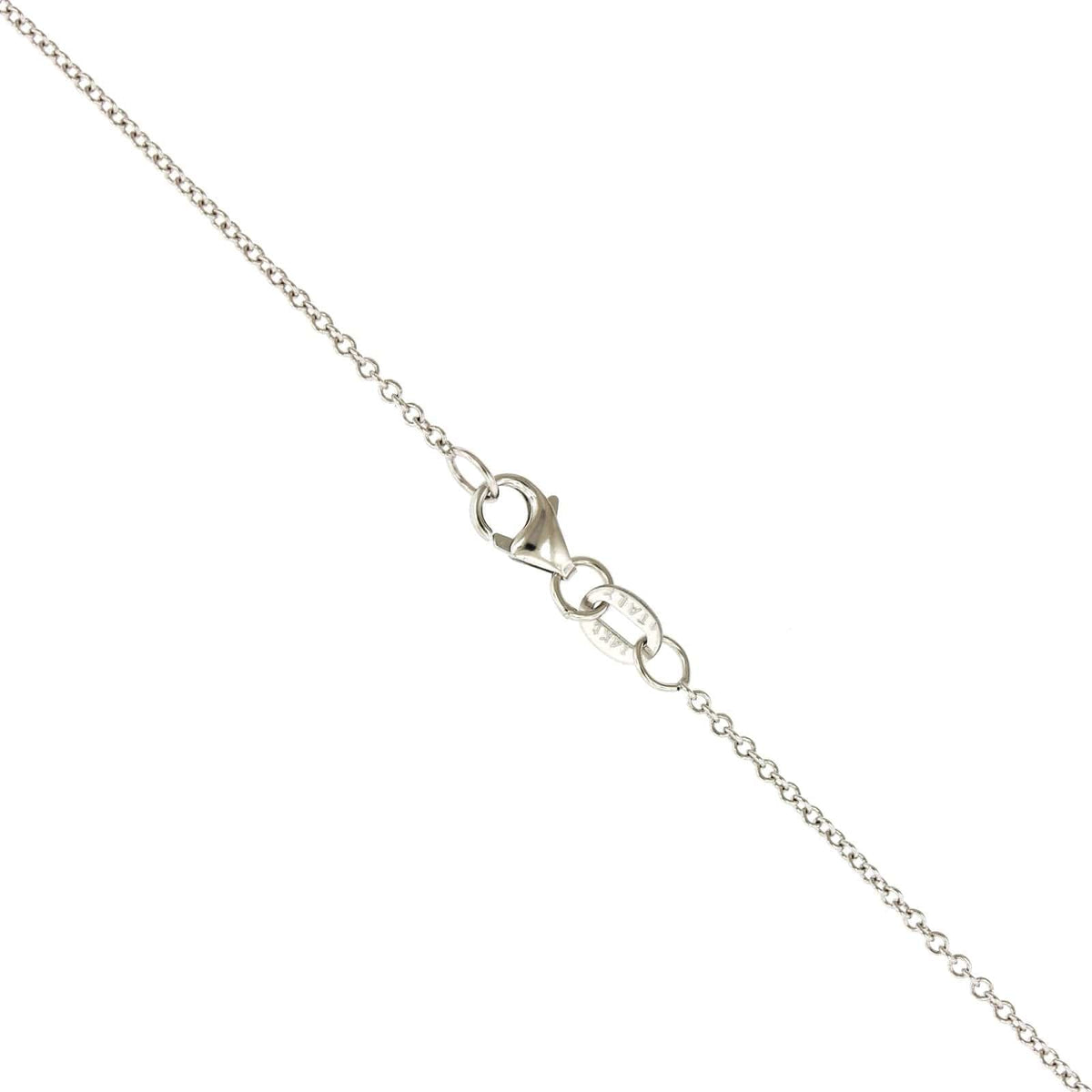 14K Tri Color Twist Diamond Pendant