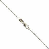 14K White Gold 2 Row Circle Diamond Pendant