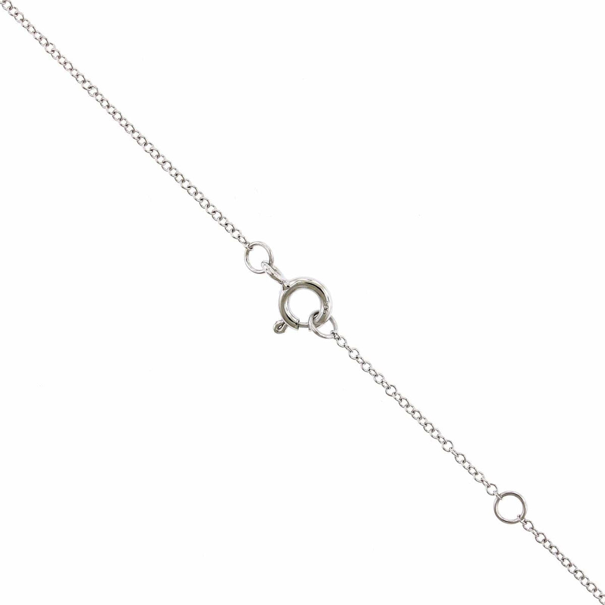 14K White Gold Emerald Diamond Halo Pendant,14k white gold, Long's Jewelers