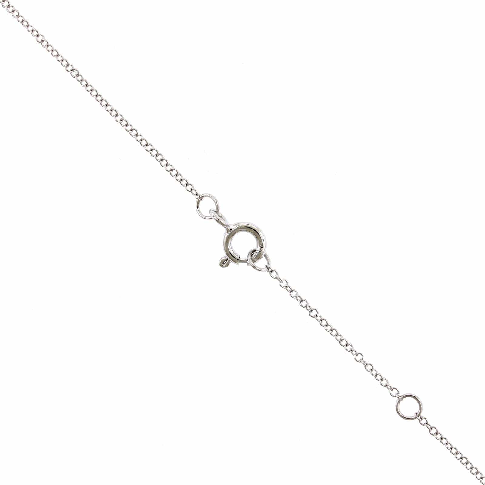 14K White Gold Emerald Diamond Halo Pendant,14k white gold, Long's Jewelers