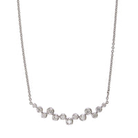 14K White Gold Prong Set Diamond Necklace, White Gold, Long's Jeweler's