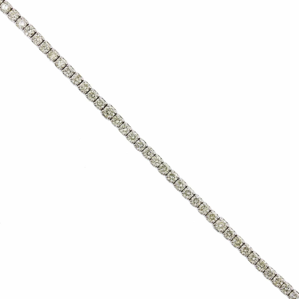 14K White Gold Prong Set Diamond Tennis Bracelet, 14k white gold, Long's Jewelers