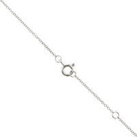 14K White Gold Sapphire Diamond Halo Pendant,14k white gold, Long's Jewelers