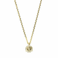 14K Yellow Gold 3 Prong Solitaire Diamond Pendant, 14k yellow gold, Long's Jewelers