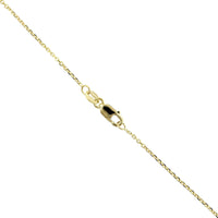 14K Yellow Gold 3 Prong Solitaire Diamond Pendant, 14k yellow gold, Long's Jewelers
