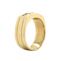14K Yellow Gold 4 Stone Diamond Band, yellow gold, Long's Jewelers