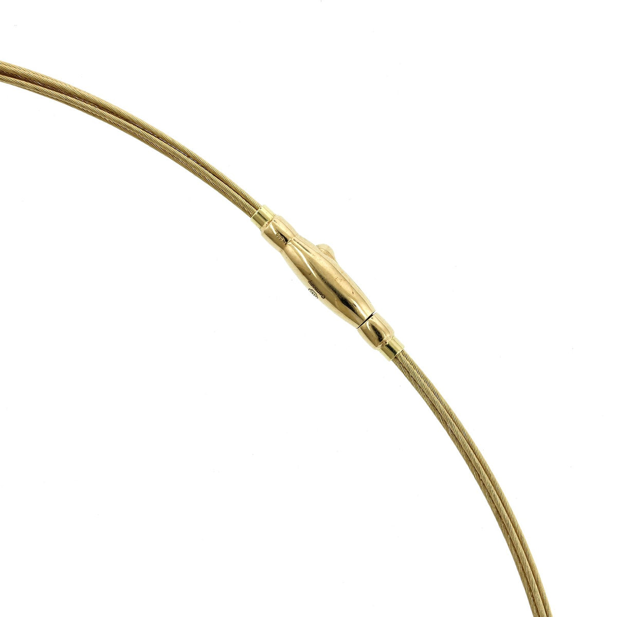 14K Yellow Gold 5 Strand Coil Necklace