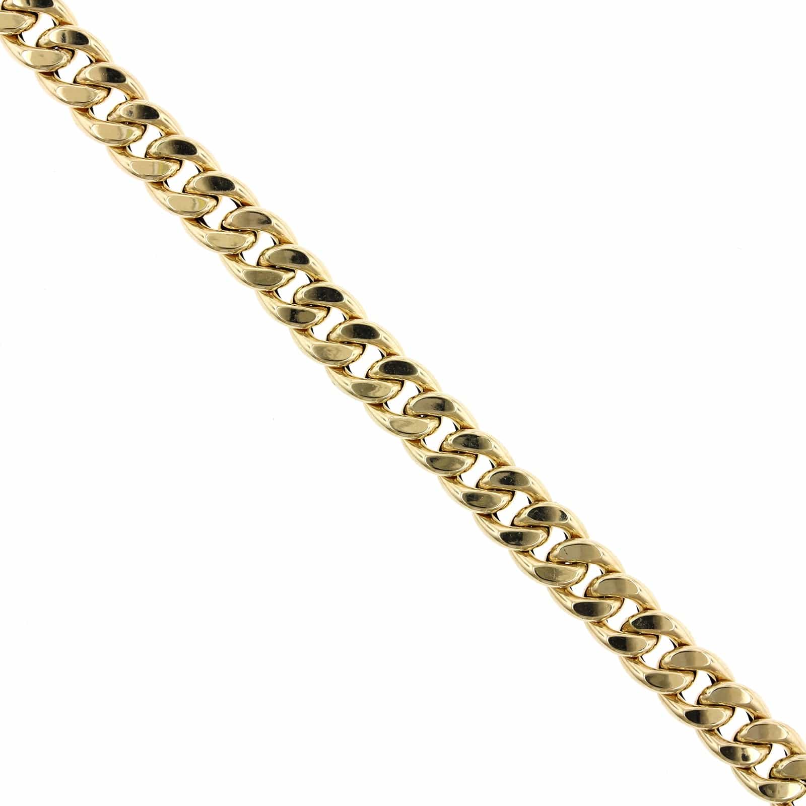 14K Yellow Gold Curb Chain Bracelet, Gold, Long's Jewelers
