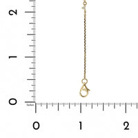 14K Yellow Gold Diamond Cluster Chain Bracelet