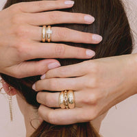 Zoe Chicco 14K Yellow Gold Dome Ring