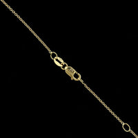 14K Yellow Gold Estate Amethyst and Diamond Pendant, Long's Jewelers