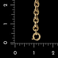 14K Yellow Gold Estate Fancy Link Bracelet, Gold, Long's Jewelers