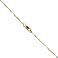 14K Yellow Gold Heart Diamond Cluster Necklace