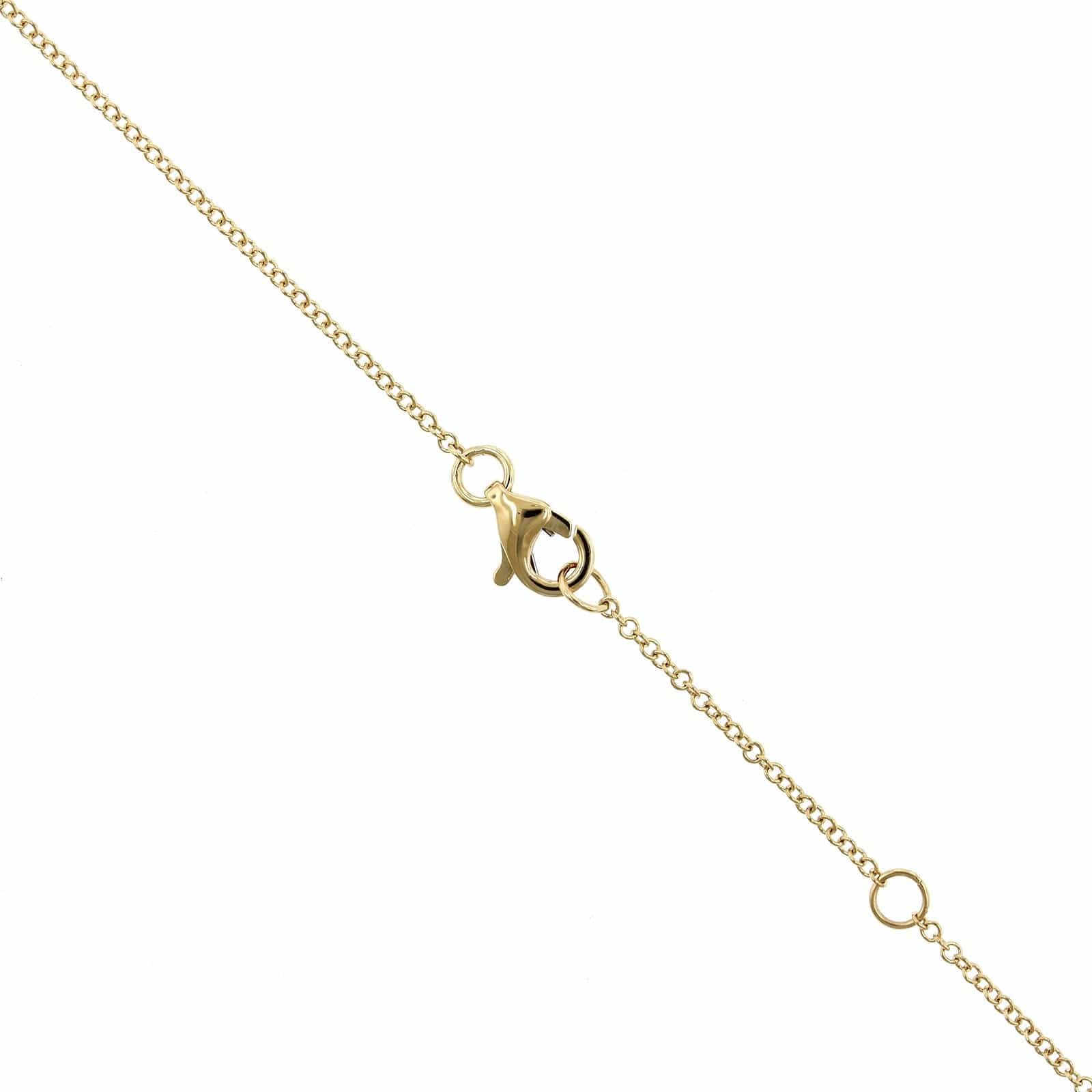 14K Yellow Gold Mother of Pearl Diamond Halo Pendant,14k yellow gold, Long's Jewelers