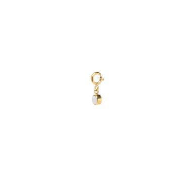 Zoe Chicco 14K Yellow Gold Opal Charm