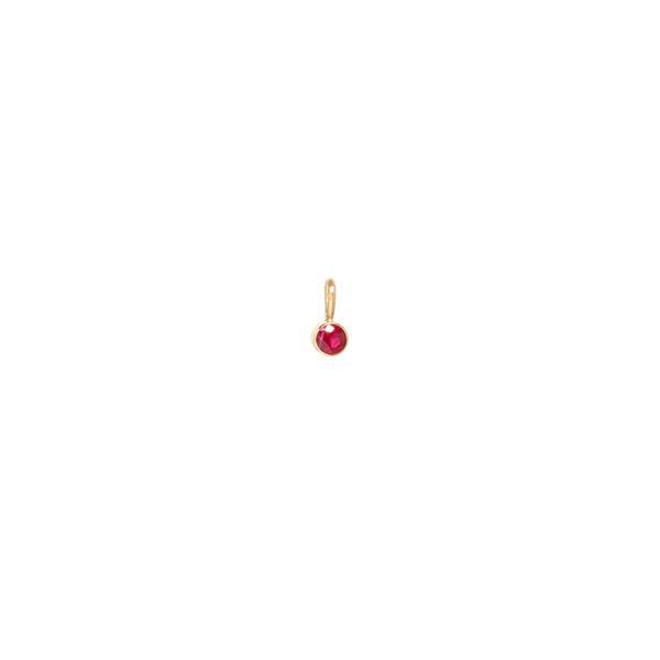 14K Yellow Gold Ruby Charm, Gold, Long's Jewelers