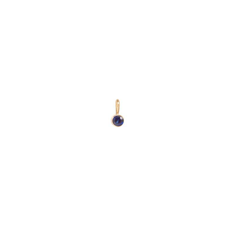 14K Yellow Gold Sapphire Charm, Gold, Long's Jewelers