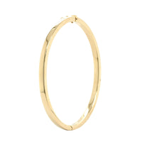 14K Yellow Gold Flat Bangle, Gold, Long's Jewelers