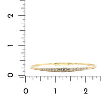 14k Yellow Gold Flexible Graduated Diamond Bangle Bracelet, 14k yellow gold, Long's Jewelers