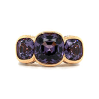 18K Rose Gold Purple Spinel and Diamond Ring, Rose Gold, Long's Jewelers