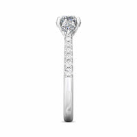 18K White Gold 3 Stone Diamond Engagement Ring, White Gold, Long's Jewelers