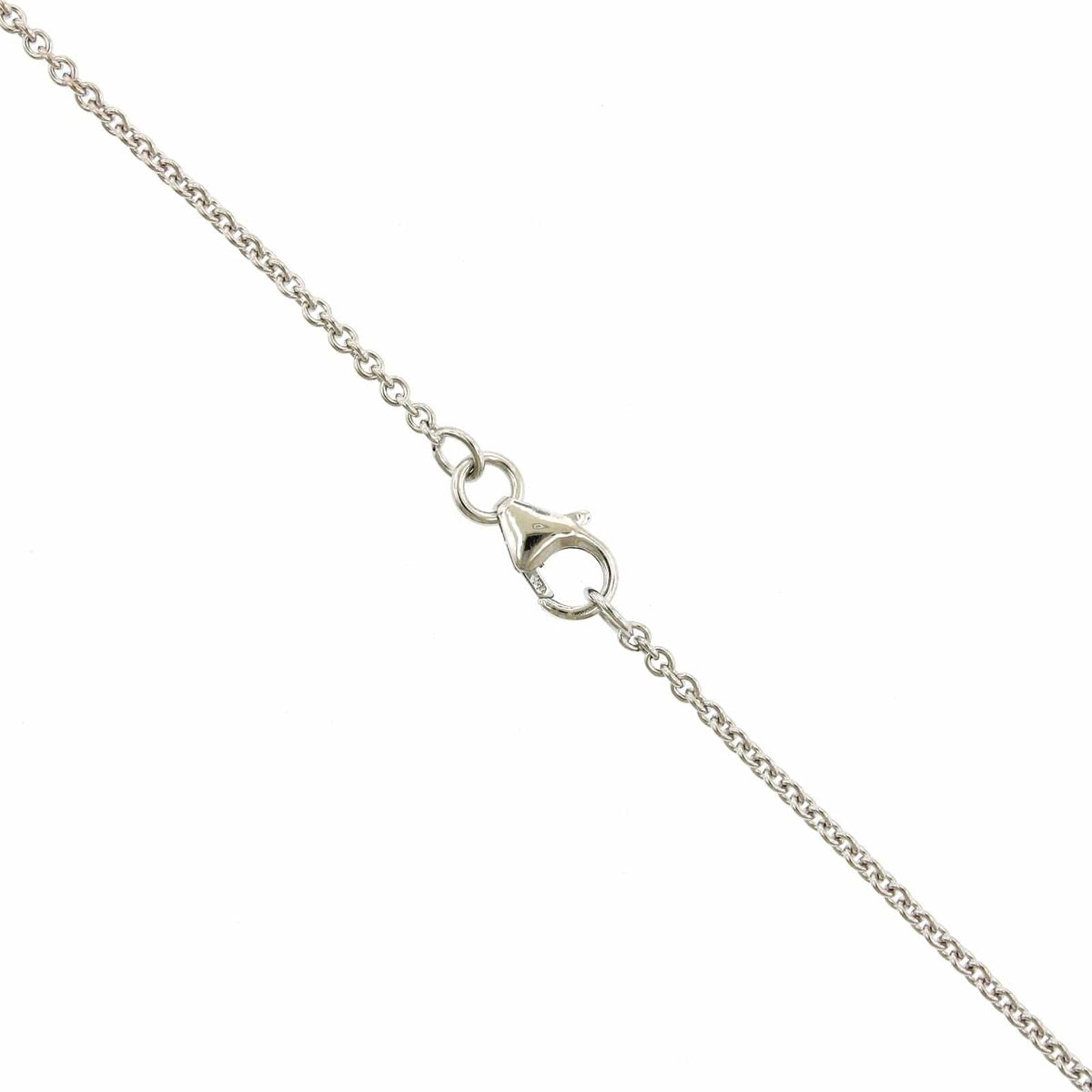 18K White Gold Baguette Cut Diamond Pendant, White Gold, Long's Jewelers