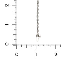 18K White Gold Diamond Alternating Size Tennis Bracelet, white gold, Long's Jewelers