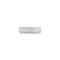 18K White Gold Diamond Star Set Band, Gold, Long's Jewelers