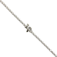 18K White Gold Graduated Diamond Tennis Necklace, White Gold, Long's Jewelers
