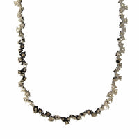 Penny Preville 18K White Gold Half Choker Diamond Necklace