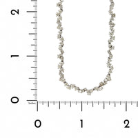Penny Preville 18K White Gold Half Choker Diamond Necklace