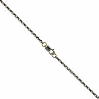 18K White Gold Multi Stone Cross Necklace, 18k white gold, Long's Jewelers