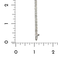 18K White Gold Shared Prong Diamond Tennis Bracelet, white gold, Long's Jewelers