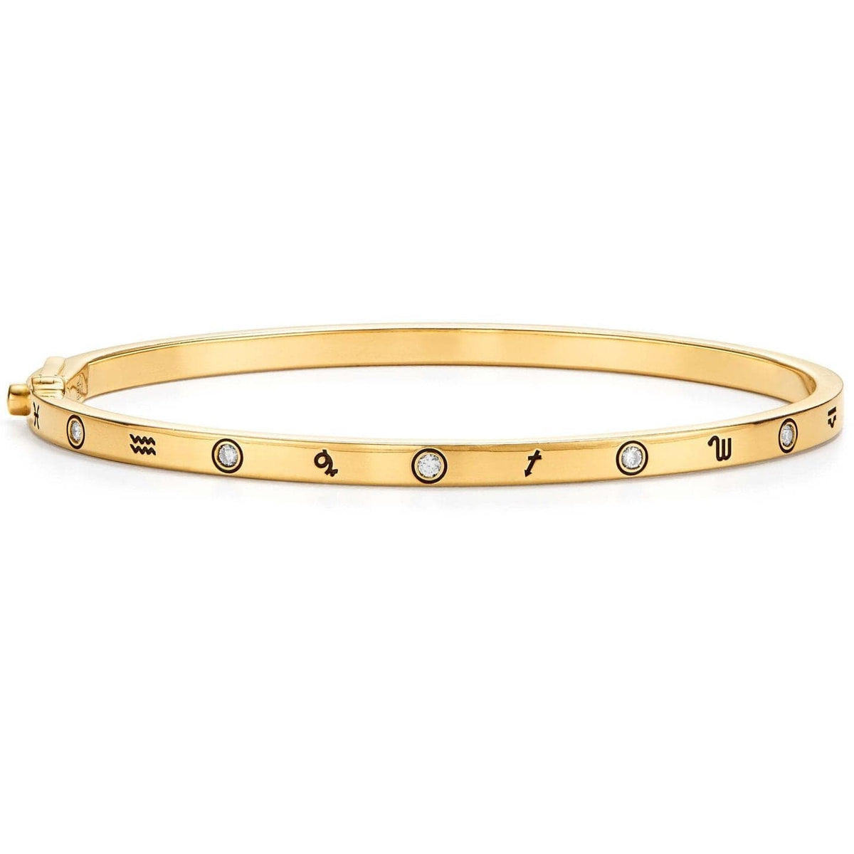 18K Yellow Gold Astrid Bangle Bracelet, yellow gold, Long's Jewelers