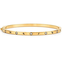 18K Yellow Gold Astrid Bangle Bracelet, yellow gold, Long's Jewelers