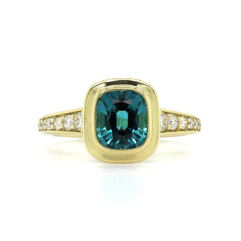Blue Tourmaline Silver Ring | Mombasa Rose Boutique | Ethical Source