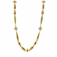 18K Yellow Gold Brown Diamond Necklace, Yellow Gold, Long's Jewelers