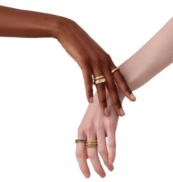 Temple St. Clair 18K Yellow Gold Cosmos Secret Band