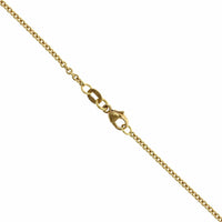 18K Yellow Gold Cushion Ruby Diamond Halo Necklace, 18K Yellow Gold, Long's Jewelers
