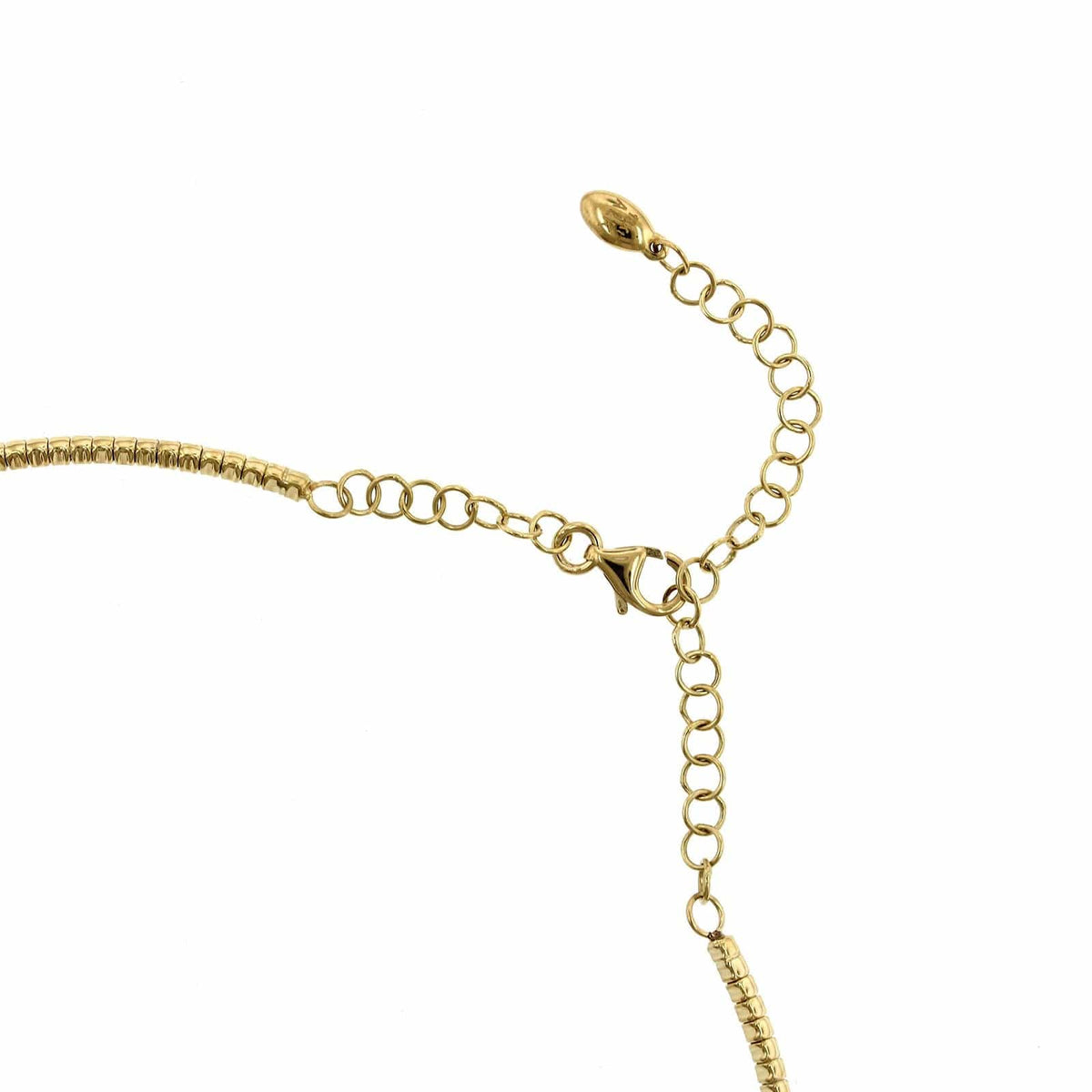18K Yellow Gold Diamond Choker Necklace, 18k yellow gold, Long's Jewelers