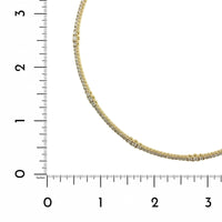 18K Yellow Gold Diamond Choker Necklace, 18k yellow gold, Long's Jewelers