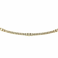 18K Yellow Gold Diamond Choker Necklace, 18k yellow gold, Long's Jewelers