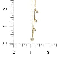 18K Yellow Gold Diamond Dangle Necklace, 18k yellow gold, Long's Jewelers